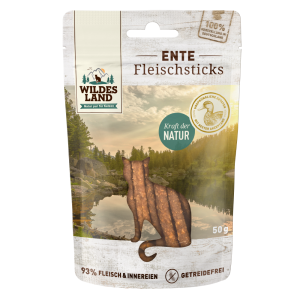 Wildes Land - Feline PUR Snack Sticks Ente