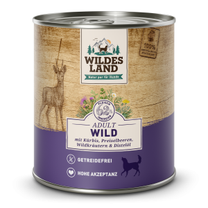 Wildes Land - Canine Adult Wild mit K&uuml;rbis Dose