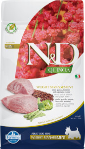 Farmina - N&D Quinoa CCanine Adult Weight Management Mini Agneau & Brocoli