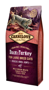 Carnilove Cat Adult Large Breed Ente & Truthahn