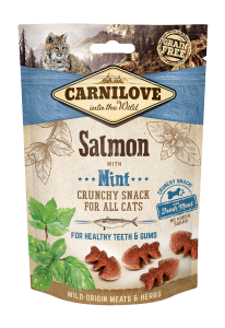 Carnilove Cat Adult Cruchy Snack Lachs mit Minze