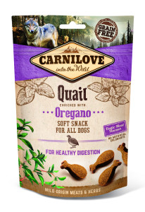 Carnilove Dog Adult Soft Snack Wachtel mit Oregano
