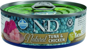 Farmina - N&D Natural Feline Adult Thunfisch & Huhn Dose