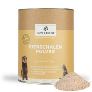 Eierschalen Pulver f&uuml;r Hunde und Katzen