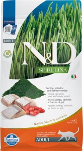 Farmina - N&D Spirulina Feline Adult Hering & Wolfsbeere