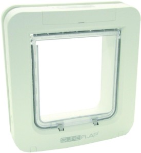 SureFlap Mikrochip Haustierklappe XXL weiss 178mm x 170mm