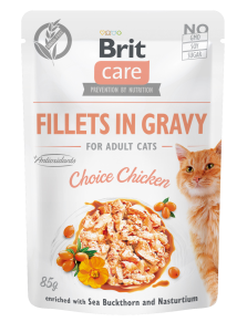 Brit Care Cat - Fillets in Gravy Choice Chicken