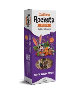 Calibra Rockets Kaninchen & Nager Wildfr&uuml;chte Sticks