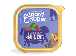 Edgard & Cooper - Canine Adult Rind + Ente mit S&uuml;sskartoffel Schalen