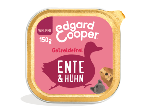 Edgard & Cooper - Canine Junior Ente + Huhn mit Brokkoli Schalen