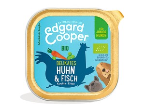 Edgard & Cooper - Canine Junior Bio Huhn + Fisch mit Karotte Schalen