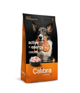 Calibra Expert+ - Canine Adult Active + Energy Huhn