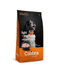 Calibra Expert+ - Canine Adult Small Light + Sterilised Huhn