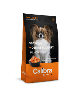 Calibra Expert+ - Canine Adult Small Sensitive + Derma support Lachs