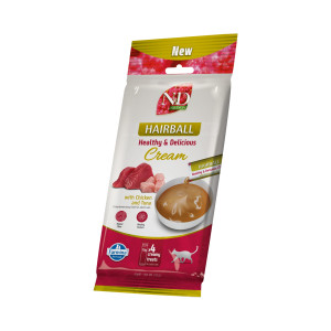 Famina - N&D Quinoa Hairball Feline Cream Huhn & Thunfisch