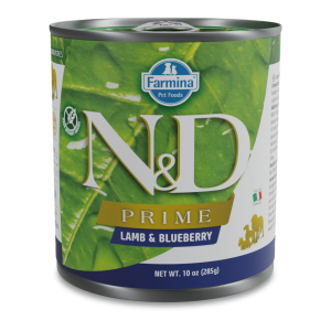 Farmina - N&D Prime Canine Adult Grain Free Agneau & Myrtilles Bo&icirc;te