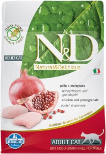 Farmina - N&D Prime Feline Adult Grain Free Poulet & Grenade