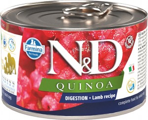 Farmina - N&D Quinoa Canine Adult Digestion Agneau, Quinoa, Fenouil, Menthe & Artichaut Bo&icirc;te