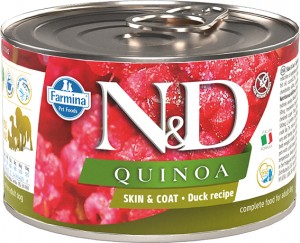 Farmina - N&D Canine Adult Quinoa Skin&Coat Canard, Quinoa, Noix de coco & Curcuma Bo&icirc;te