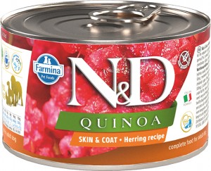 Farmina - N&D Quinoa Canine Adult Skin&Coat Hareng, Quinoa, Noix de coco & Curcuma