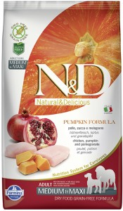 Farmina - N&D Pumpkin Canine Adult Medium/Maxi Huhn & Granatapfel