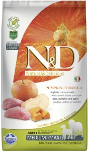 Farmina - N&D Pumpkin Canine Adult Medium/Maxi Wildschwein & Apfel