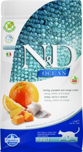 Farmina - N&D Ocean Feline Adult Hering, K&uuml;rbis & Orange